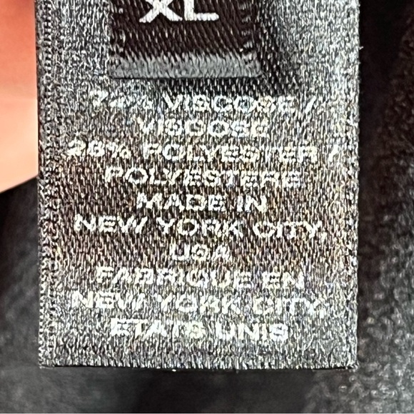 LAFAYETTE 148 Black Viscose Cowl Neck Top Shimmery Back Zipper Embroidered XL - Picture 13 of 16